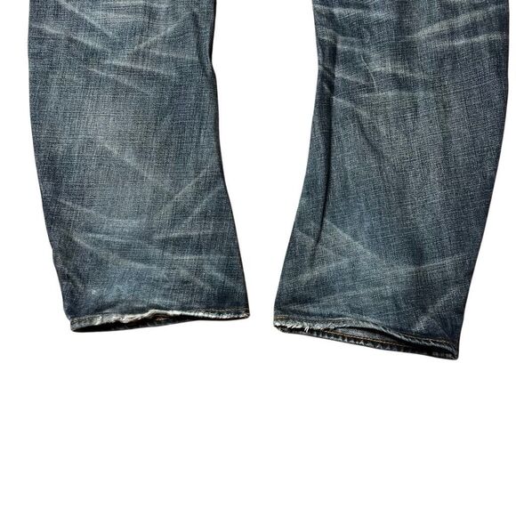 Vintage Y2K EVISU Embroidered Japanese Denim Jeans 34 X 32 Baggy Loose Skater - Picture 6 of 11